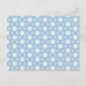 Cheerful Yellow Star Pattern Postcard Briefkaart (Voorkant)