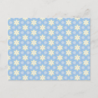Cheerful Yellow Star Pattern Postcard Briefkaart