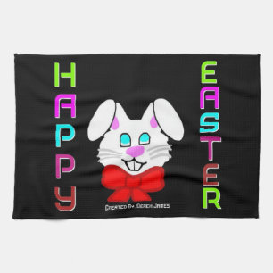 Cheerfully Gelukkige Handdoek van de Keuken van de