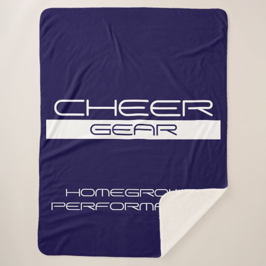 CHEERGEAR SHERPA DEKEN (Voorkant)