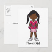 CheerGirl Briefkaart (Voorkant / Achterkant)