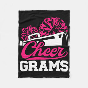 Cheergrams van een cheerleader grams cheerleading fleece deken