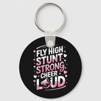 Cheering Cheerleader Quote For Cheer Cheerleading  Sleutelhanger
