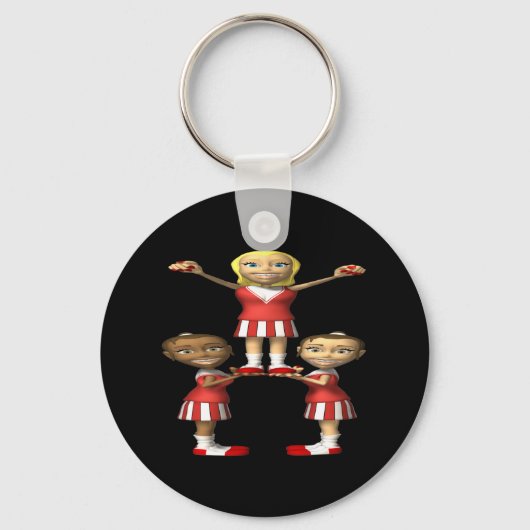 Cheering Pyramid Sleutelhanger (Voorkant)