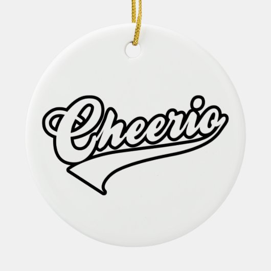 Cheerio Keramisch Ornament (Voorkant)