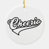 Cheerio Keramisch Ornament (Achterkant)
