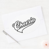 Cheerio Ovale Sticker (Envelop)
