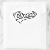 Cheerio Ovale Sticker (Tas)