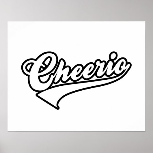 Cheerio Poster (Voorkant)