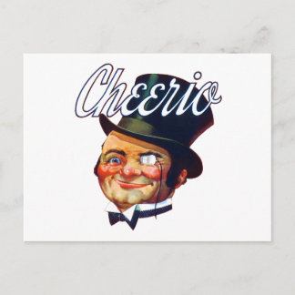 Cheerio Top Hat Guy Briefkaart