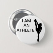 Cheerlead Athlete Button (Voorkant /achterkant)