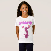 Cheerlead "Birthday Girl" T-Shirt (Voorkant volledig)