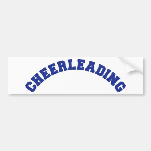 Cheerlead Bumpersticker (Voorkant)