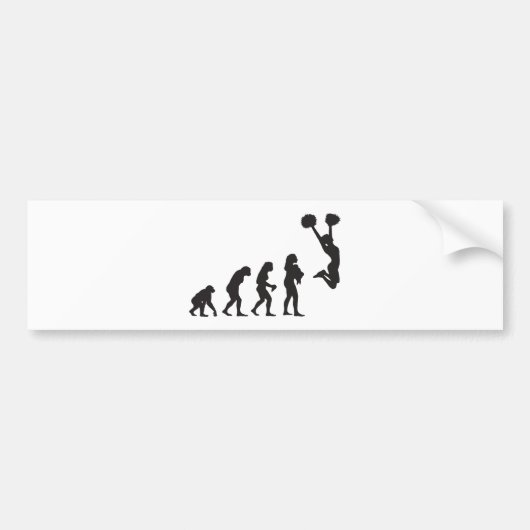 Cheerlead Bumpersticker (Voorkant)
