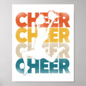 Cheerlead Cheer Cheer Retro Poster (Voorkant)