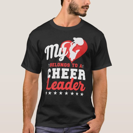 Cheerlead Cheer My Heart behoort tot een T-shirt (Voorkant)