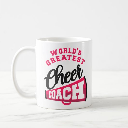 Cheerlead Cheer World's Greatest Cheer Coach Koffiemok (Links)