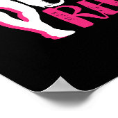 Cheerlead Cheerleader Live Love Cheer Repeëren Poster (Hoek)