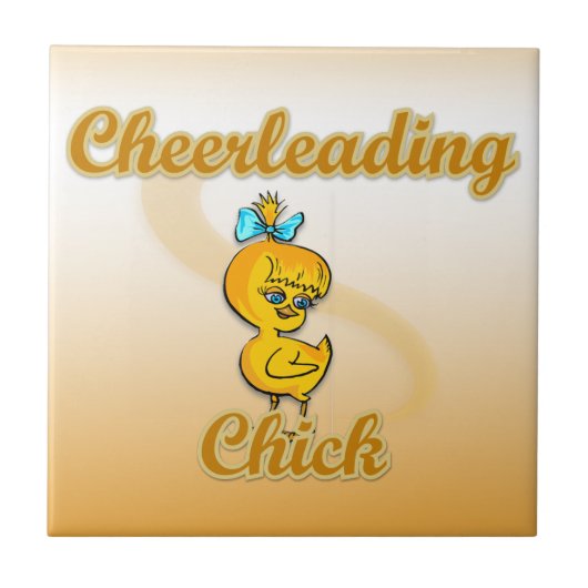 Cheerlead Chick Tegeltje (Voorkant)
