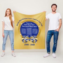 Cheerlead Coach Gift ideeën, ALLE Cheerleaders Fleece Deken