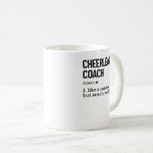 Cheerlead coach grappig gezegde_850 koffiemok (Voorkant rechts)
