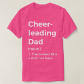Cheerlead Dad Definition T-shirt (Design voorkant)