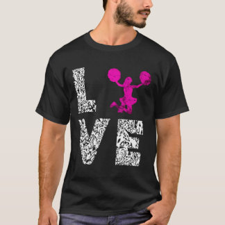 Cheerlead Danser Team Love Choreography T-shirt