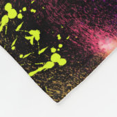 Cheerlead Fleece Blanket in levendige kleuren. (Hoek)