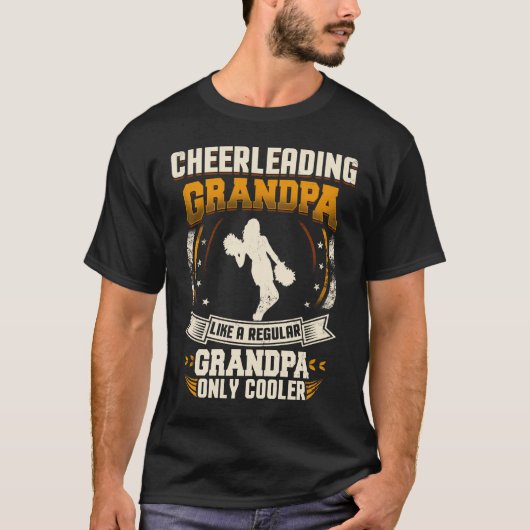 Cheerlead Grandpa Regular Grandpa Only Cooler T-shirt (Voorkant)