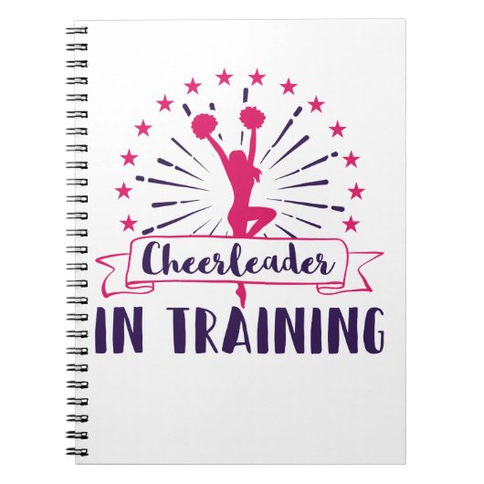 Cheerlead in training Cheerleading Cheer Team Notitieboek (Voorkant)