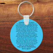 Cheerlead is een sport sleutelhanger (Voorkant)