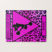 Cheerlead Leopard Wild over de heer Puzzle Legpuzzel (Horizontaal)
