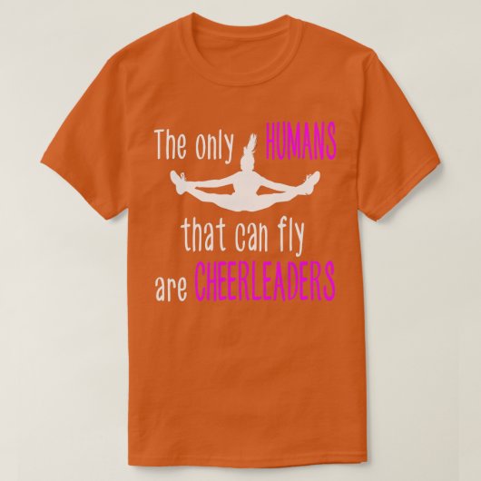 Cheerlead  Little Flyer Cheer-offertes T-shirt (Design voorkant)
