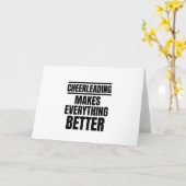 Cheerlead maakt alles beter kaart (Gele Bloem)