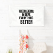 Cheerlead maakt alles beter spandoek (Insitu)