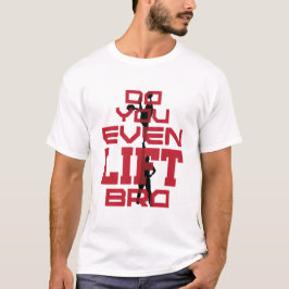 Cheerlead Mannen grappig, zelfs liftbro T-shirt