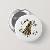 Cheerlead Ronde Button 5,7 Cm (Voorkant /achterkant)