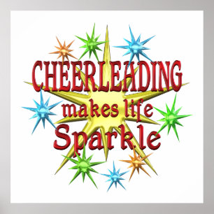 Cheerlead Sparkles Poster