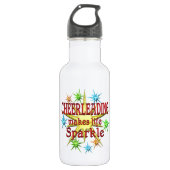 Cheerlead Sparkles Waterfles (Voorkant)