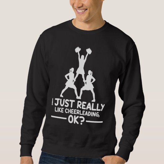 Cheerlead Sport waar ik echt van hou Trui (Voorkant)