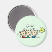 Cheerlead Squad T-shirts en cadeautjes Magneet (Voorkant / Achterkant)