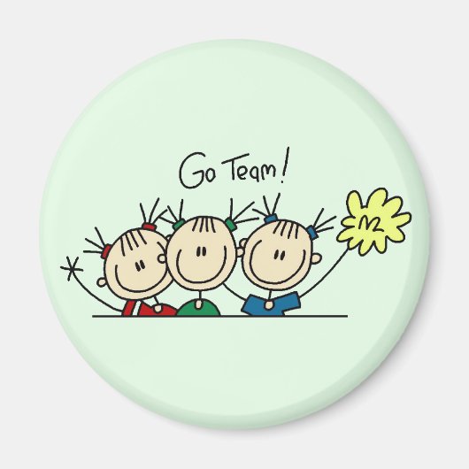 Cheerlead Squad T-shirts en cadeautjes Magneet (Voorkant)