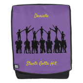 Cheerlead "Stunts Gotta Hit"-rugzak Rugtassen (Voorkant)