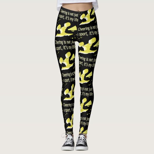 CHEERLEADEN IS MIJN LEVEN LEGGINGS (Voorkant)