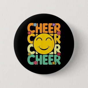 Cheerleaden voor Cheerleader Squad Meisje Tiener C Ronde Button 5,7 Cm