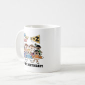 Cheerleader 2e Verjaardag Tshirts en geschenken Koffiemok (Voorkant links)