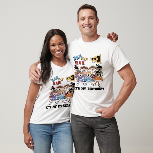 Cheerleader 3e verjaardag T-shirts en geschenken (Unisex)