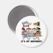 Cheerleader 3e verjaardag T-shirts en geschenken Magneet (Voorkant / Achterkant)