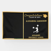 Cheerleader afstuderen banner (Horizontaal)