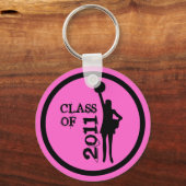 Cheerleader Afstuderen Klasse 2011 Sleutelhanger 6 (Voorkant)